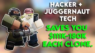 *OP* Hacker + Juggernaut Cloning Tech in Tower Defense Simulator