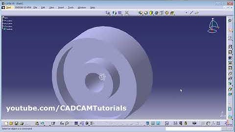 CATIA Training Course Exercises for Beginners - 8 | CATIA Practice Drawings for Shaft Tool