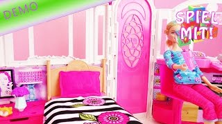 Barbie Glam Ferienhaus | 3 Zimmer Apartment mit Schatztruhe einrichten | Demo