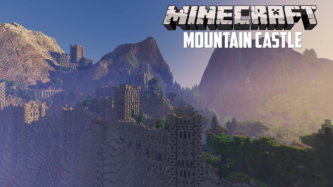 Minecraft Timelapse | Mountain Castle [FREE DOWNLOAD] - YouTube