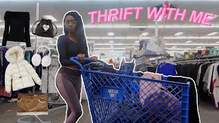 THRIFT WITH ME ♡ pt2 y2k winter clothing shopping (i hit the y2k jackpot!!!!)