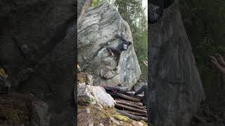 Apocalypse Now, V6 Industrial Playground, Arrow Lakes South Side BC #bouldering