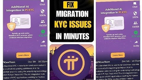 Pi NETWORK itangazo ryiza inkuru Nziza 17.5M Kyced _15.7M migrated to Mainnet AI Updated KYC