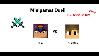 1vs1 Duell for 6000 Ruby with Ninjafox (Minecraft.io)