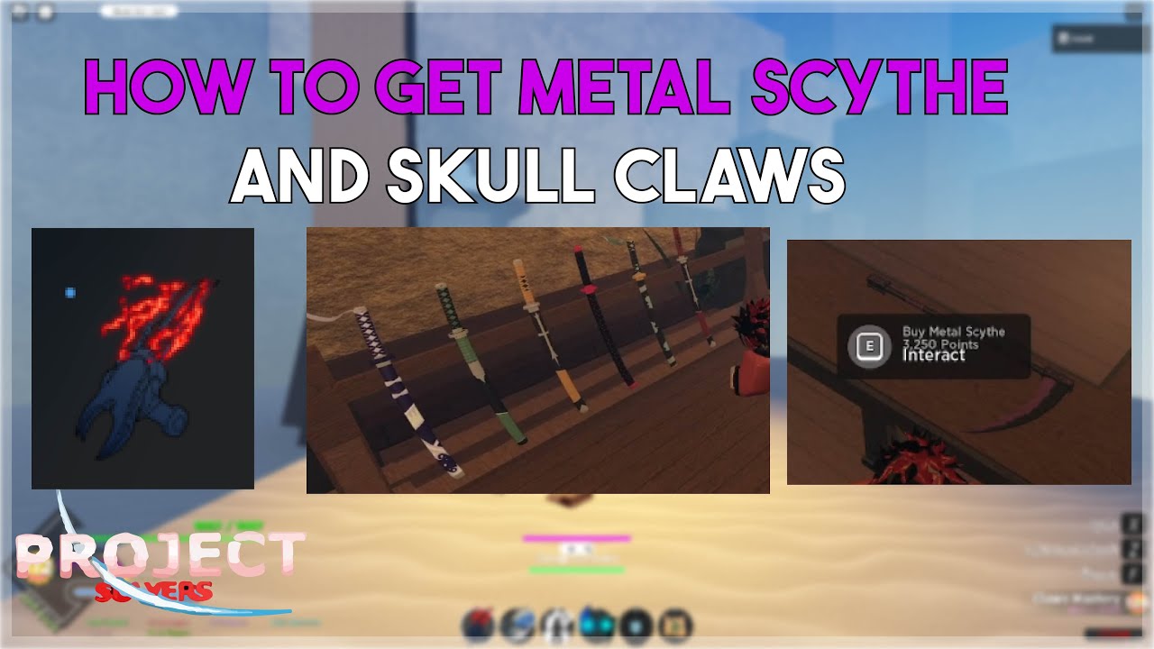 Roblox: How to Get a Scythe in Project Slayers