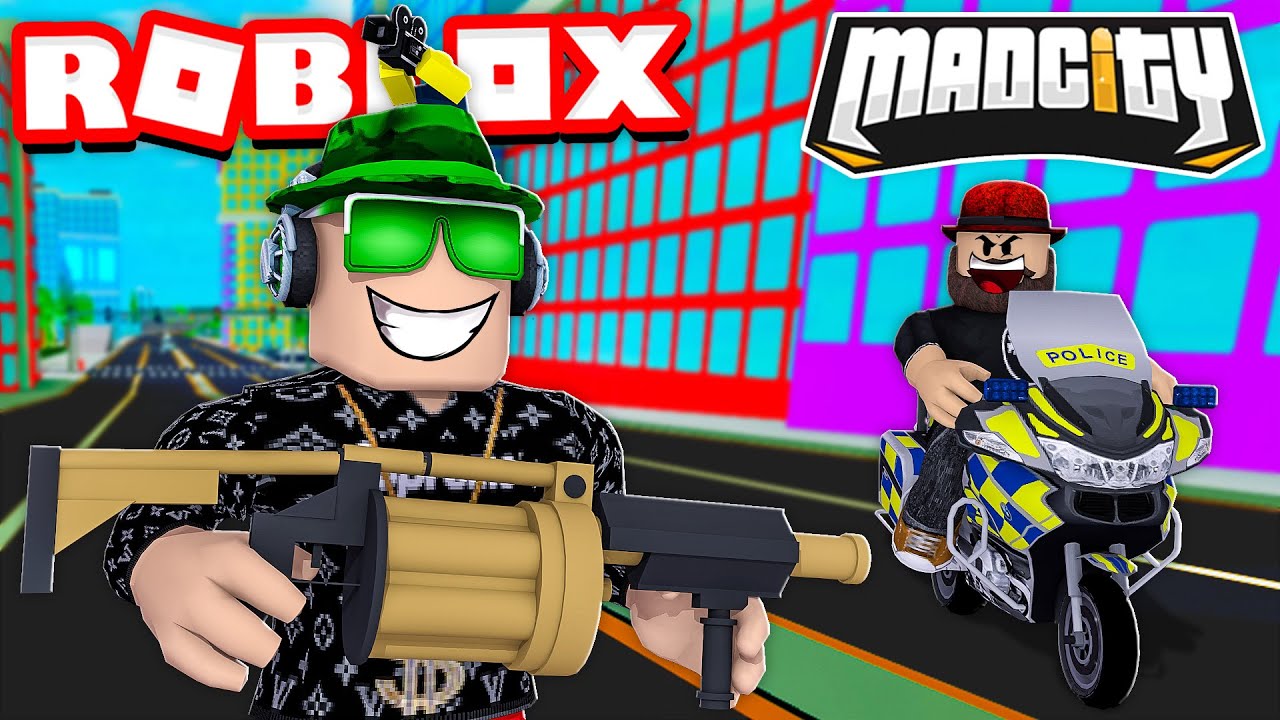 Insane New Grenade Launcher In Roblox Mad City Youtube - blox4fun roblox mad city