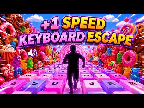 Obby: +1 to running speed on keys gameplay video