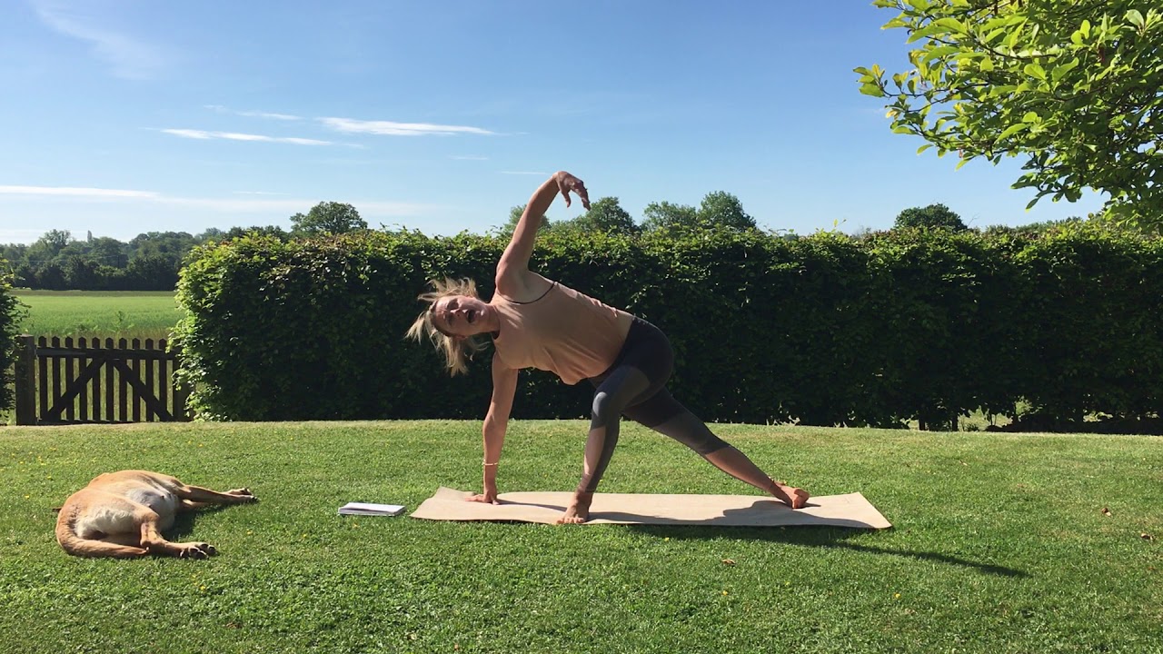 Yoga in the Garden (20 minutes) YouTube
