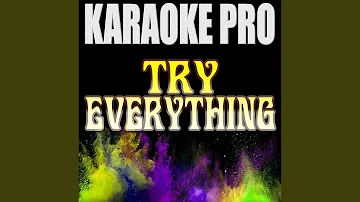 Try Everything (Originally Performed by Shakira)