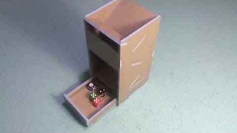 Folded Space KS Campaign 1 dice tower prototype