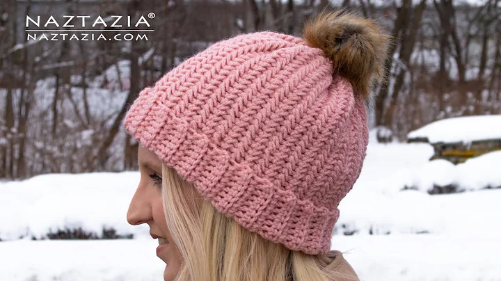 HOW to CROCHET HERRINGBONE HAT - Crochet Stitch Beanie and Cap DIY Tutorial by Naztazia