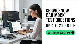 Pass ServiceNow CAD Exam 2026: Updated Mock Test Questions and Expert Guide