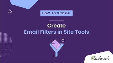 How to Create Email Filters in Site Tools
