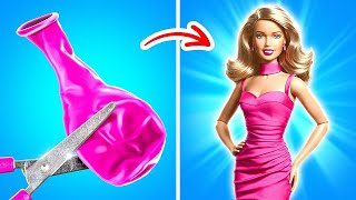 Amazing Barbie Doll Makeover || Doll Makeover With Hacks You Don't Know Exist