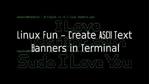 How to install and use banner command in linux