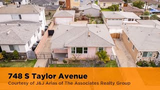 748 S Taylor Avenue Montebello, CA 90640 | Julio & Jeannette | Homes for Sale by Julio and Jeannette Arias 74 views 1 year ago 55 seconds