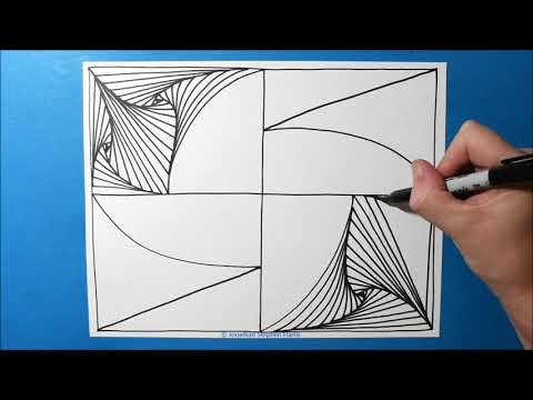 Spiral Drawing / Breathtaking 3D Pattern / Satisfying Line Illusion / Art  Therapy / Viral Rocket - video Dailymotion