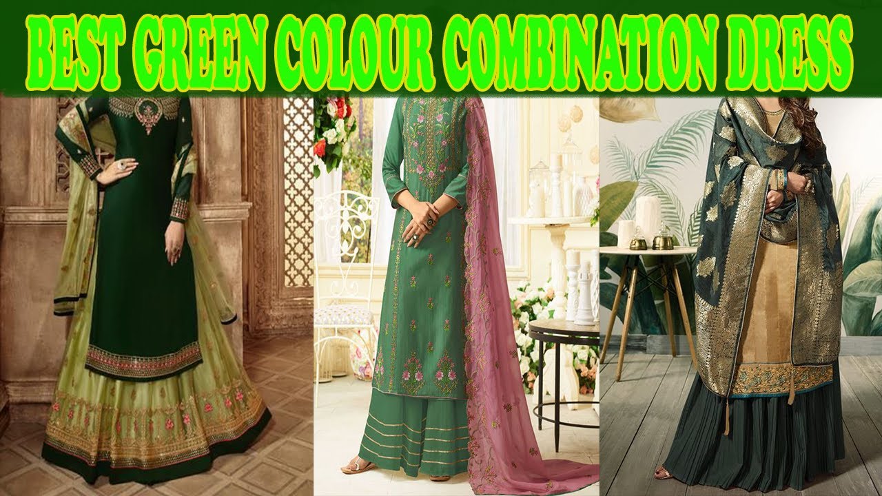 best green colour combination ideas suits kurti dress /green color