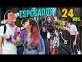 LOS 4 ESPOSADOS ¿QUIÉN AGUANTA MÁS? 24 HORAS | LOS POLINESIOS RETO