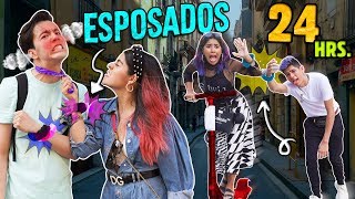 LOS 4 ESPOSADOS ¿QUIÉN AGUANTA MÁS? 24 HORAS | LOS POLINESIOS RETO