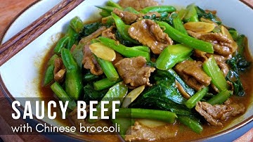 Beef & Chinese Broccoli Stir-fry (芥蓝牛肉)