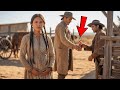 Viudo compró una cautiva apache por whisky—Casi se desmaya al parir gemelos con sus ojos verdes.