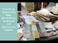 Craft Room Organization 2020| Mixed Media, Art Journal, Supplies