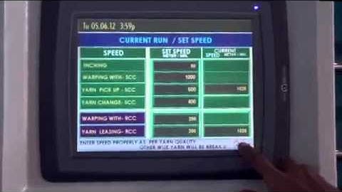 Sample Warping Machine - VCH 601 - RABATEX GROUP