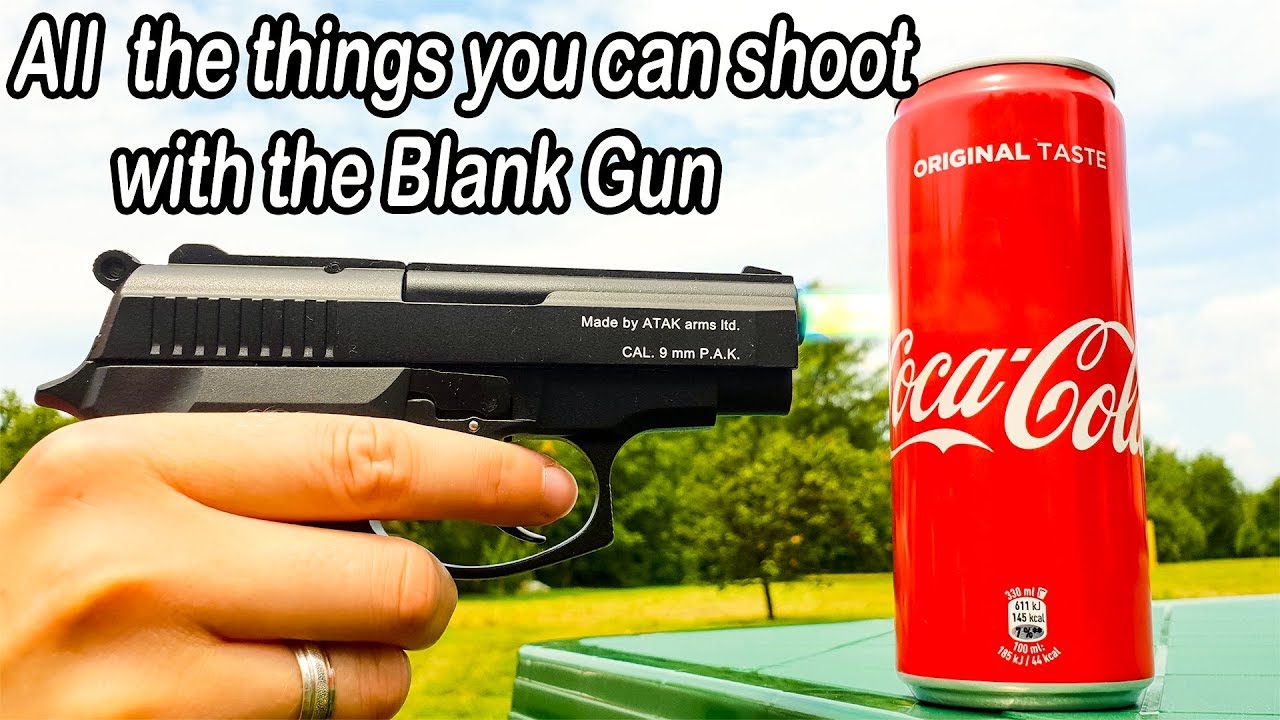 How dangerous is a Blank Gun ( Super Slow Motion 960 fps) YouTube