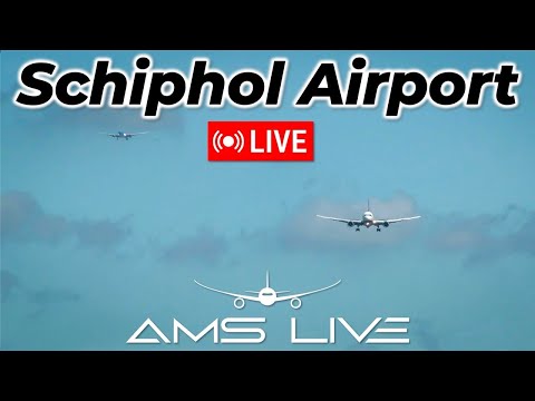 LIVE: Sunny and Crosswindy Arrivals at Amsterdam Schiphol Airport | Sep 7, 2025