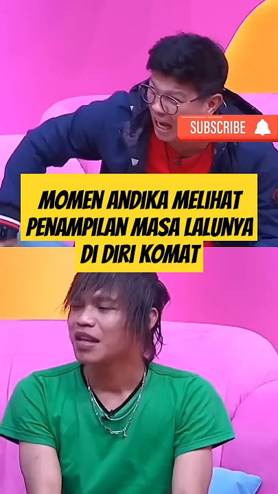 Trending Topik ! Momen Babang Tamvan Andika Mahesa bertemu kembaran nya si Komat di acara Brownis.