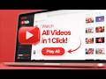 How to Play All YouTube Videos from Any Channel | Easy YouTube Play All Button Guide!