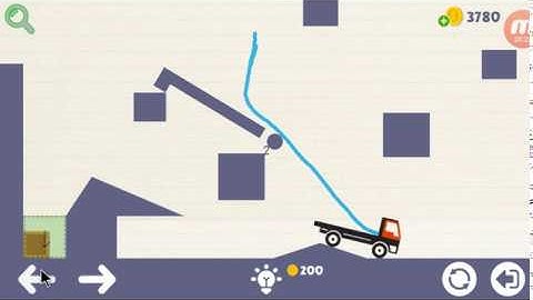 Brain on Physics boxs level 51, 52, 53, 54, 55 walkthrough