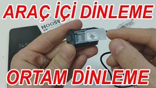 araç içi kablosuz canli anlık ortam dinleme cihazı