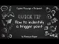 How to Identify a Trigger Point - Equine Massage Quick Tip