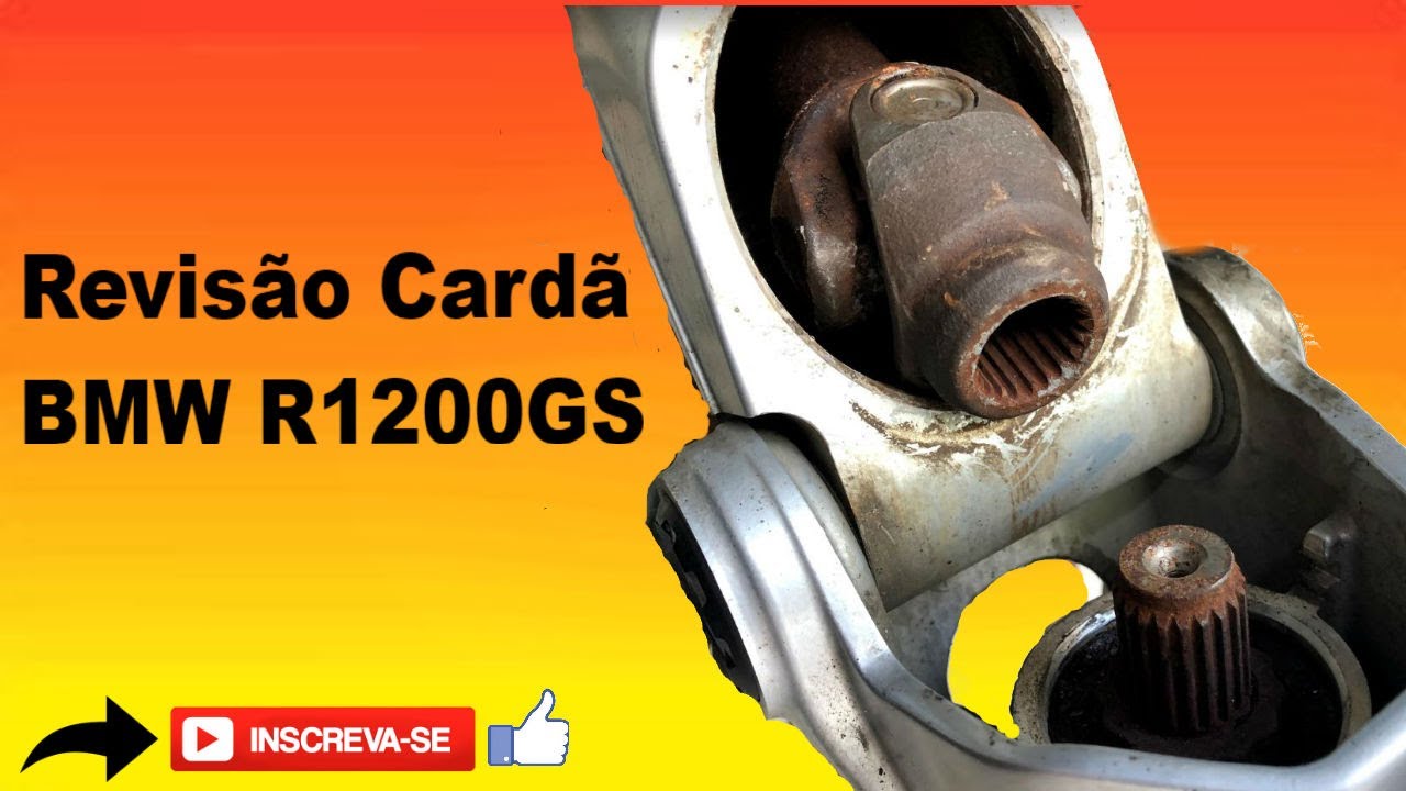 REVISÃO DO CARDÃ DA BMW R 1200 GS 2015 com 40.000 km GS22 MOTO TURISMO