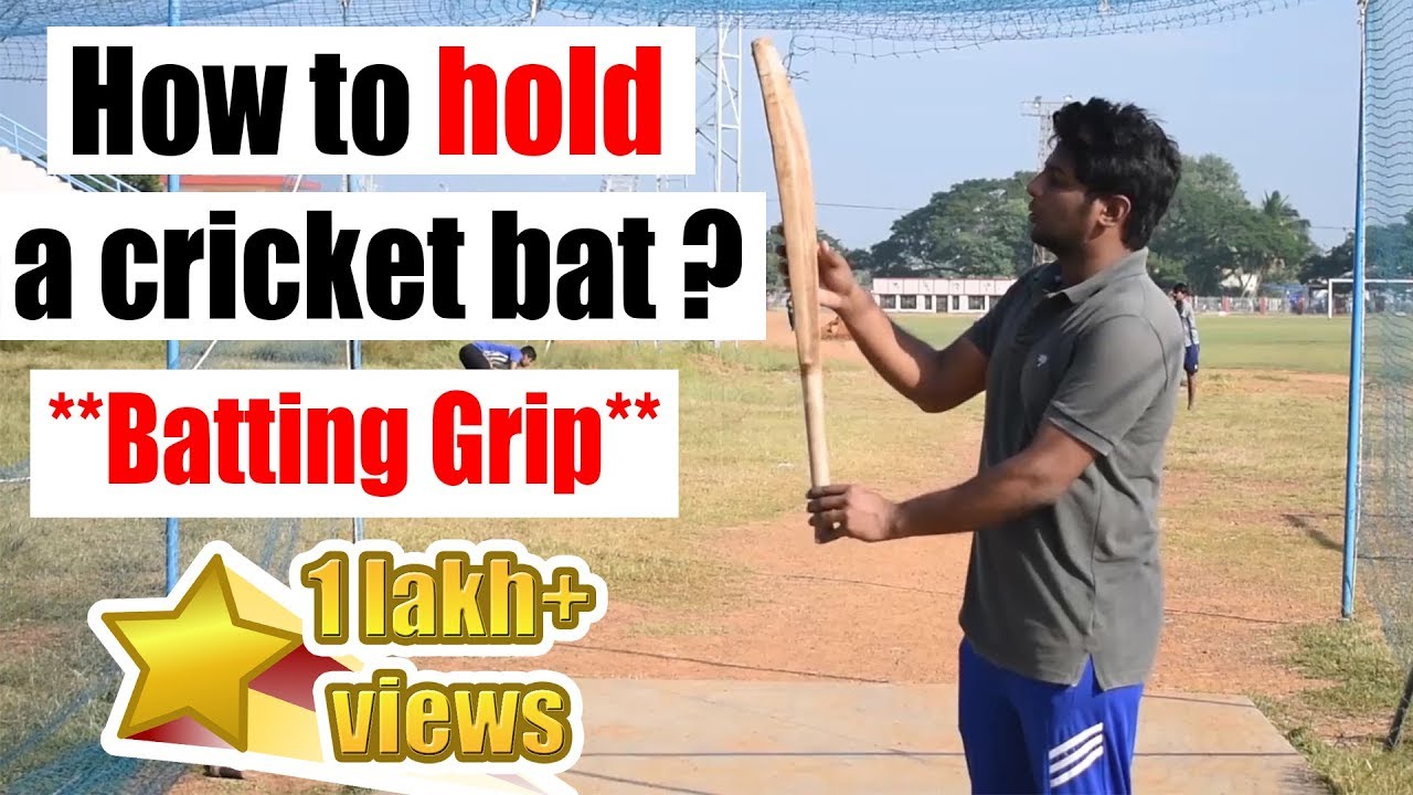 How to Grip or Hold the cricket bat ? Cricket Batting Tips Nothing But Cricket YouTube How to Grip or Hold the cricket bat ? Cricket Batting Tips Nothing But Cricket YouTube