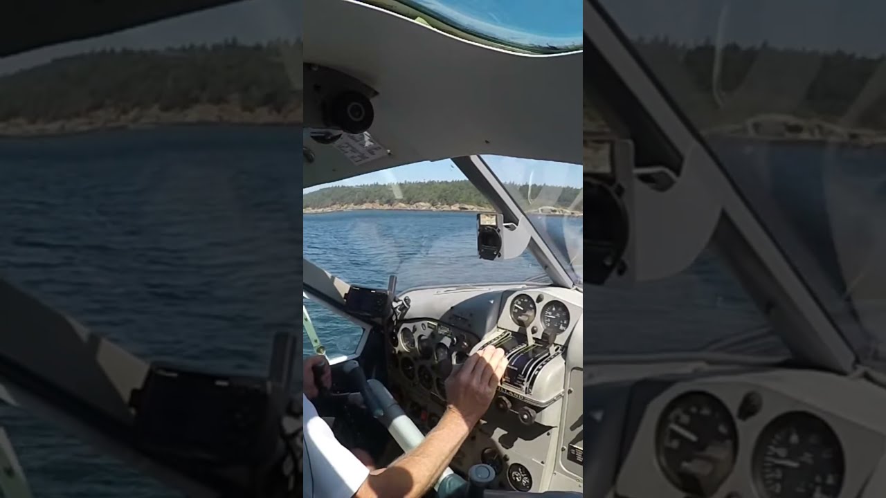 DEHAVILAND BEAVER SEAPLANE Takeoff Bc Aviation Airplane Shorts Shortvideo New Viral Video