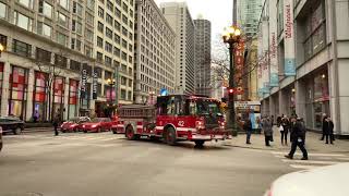 Chicago fire department at work