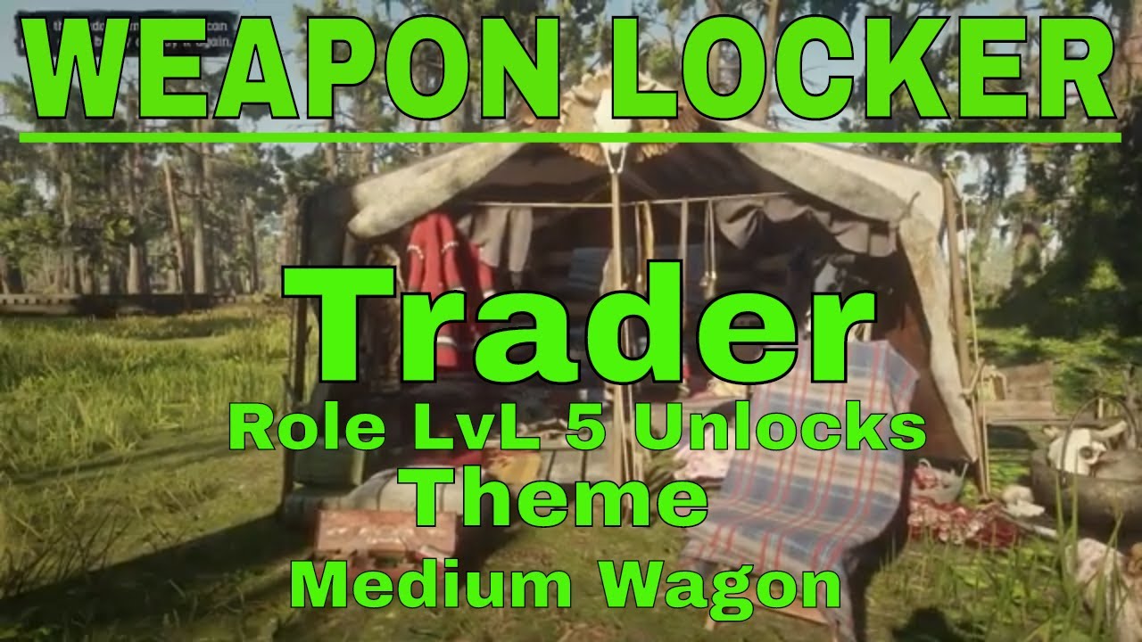 Red Dead Redemption 2 Online WEAPON LOCKER YouTube