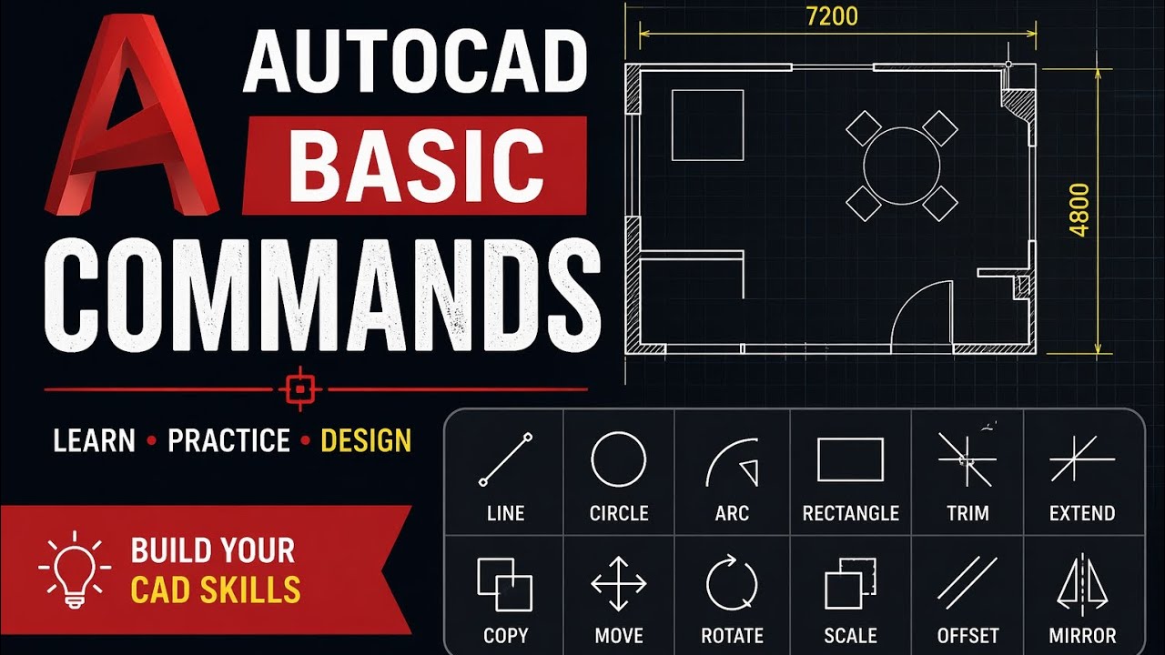 AutoCAD Basic Commands Every Civil Engineer Must Know | AutoCAD ...