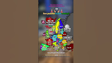 Hoe vredig is jouw land? ☮️✌️ #shorts #kaart #europa #geografie
