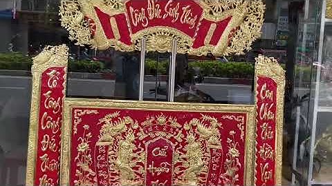 Tranh thờ Cửu Huyền thất tổ uy tín quận Tân Bình