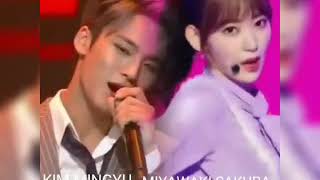 Miyawaki Sakura & Kim Mingyu (unnoticed) moments