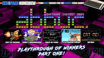Atari 8-Bit Best of the Best: ABBUC 2024 Contest Winners Playthrough Part One!