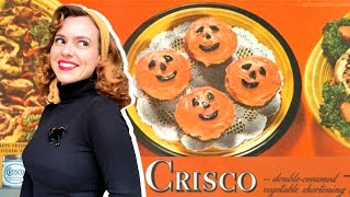 Making 1930s Halloween Muffins!
Hello Darlings, Happy Halloween! In this weeks video I make some creepy looking fruit-mince cupcakes from the 1930s from an advertisement for Crisco! They were sooo delicious, I highly recommend having a go and making these super simple cupcakes!!
I will link the blog where I found the recipe here: https://www.chronicallyvintage.com/2015/10/seven-splendily-festive-vintage.html
Lots of love and happy halloween,
Sage Xx 👻
Instagram: https://www.instagram.com/sagelilleyman/?hl=en
Help support my channel: https://ko-fi.com/sagelilleyman Making 1930s Halloween Muffins!