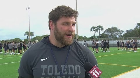 Former Toledo football linebacker turned defensive graduate assistant talks coaching, changes