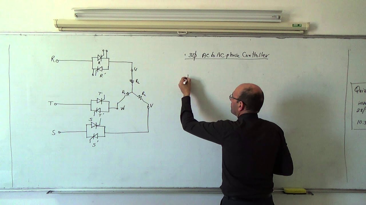 AC to AC Converters VIII Three phase AC to AC converter, General
