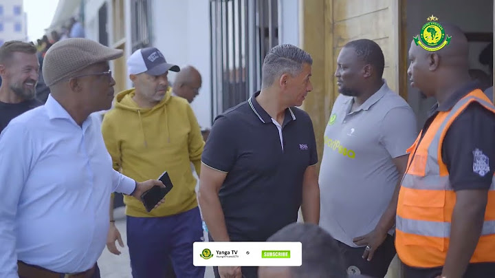 KOCHA MILOUD HAMDI ALIVYOKUTANA NA WACHEZAJI WA YANGA KWA MARA YA KWANZA.