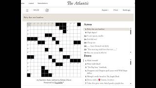 Full The Atlantic Crossword 27/09/2026 Guide